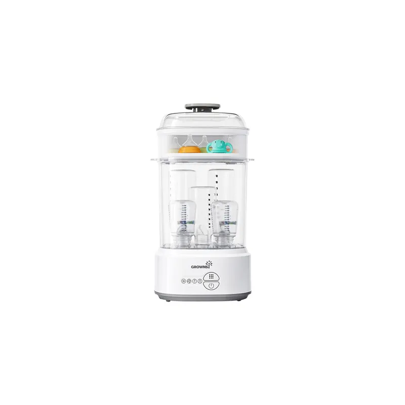 Grownsy bottle sterilizer with dryer (gray)